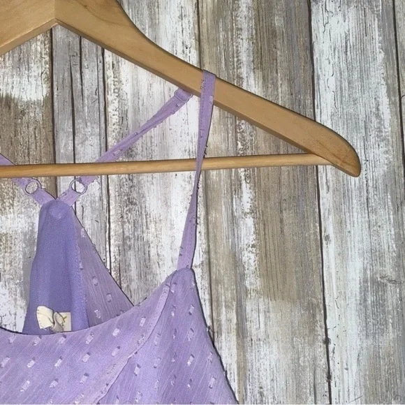 Entro Brentwood Purple Ikat Layered Tank - Picture 4 of 6